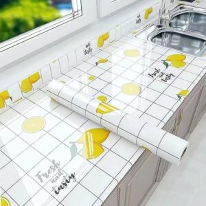Kitchen White Color Wall Paper